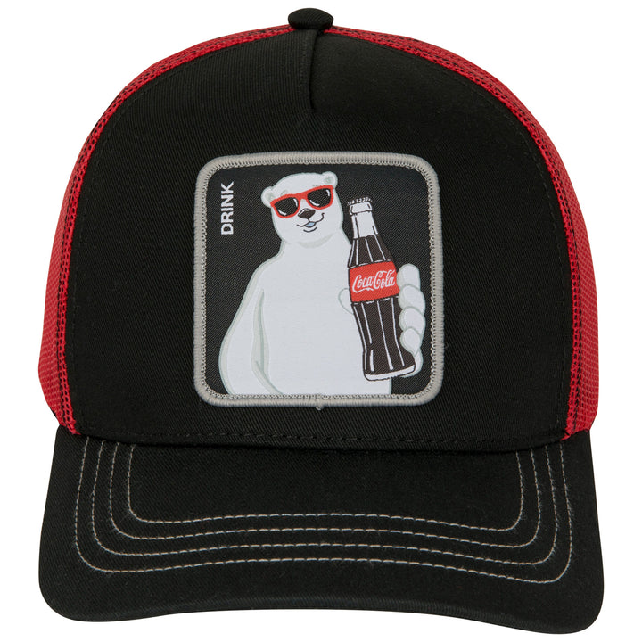 Coca-Cola Bear Have a Drink Trucker Hat Image 2