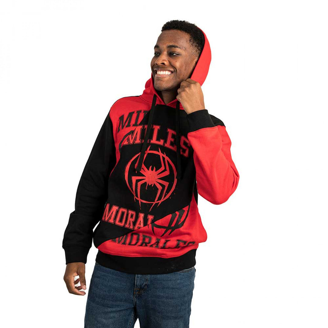 Miles Morales Collegiate Pullover Hoodie Image 4