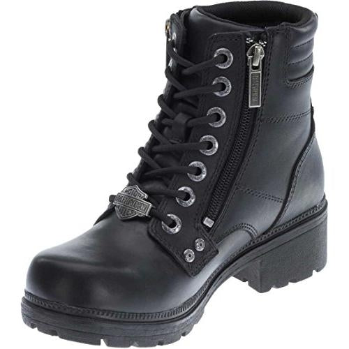 Harley-Davidson Womens Inman Mills Motorcycle Boot  BLACK Image 3