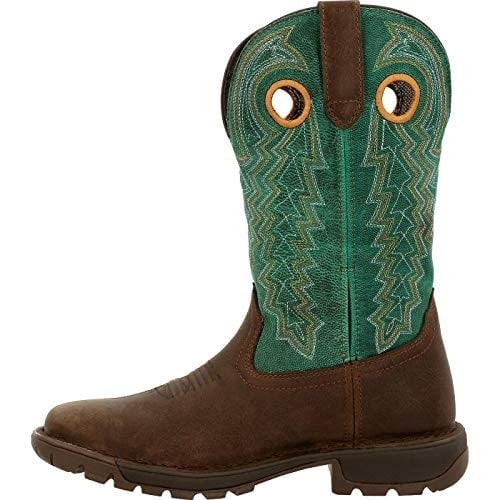 Rocky Legacy 32 Women's Western Boot  BROWN AND TEAL Image 3