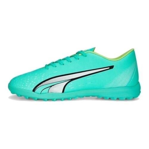 PUMA Ultra Play TT Electric Peppermint White Fast Yellow Size 10 Soccer Shoes Image 1