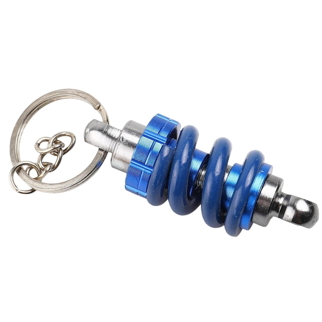 Key Ring Shock Absorber Shaped Electroplating Colored High Simulated Unfading Decorate Lightweight Universal Metal Key Image 4