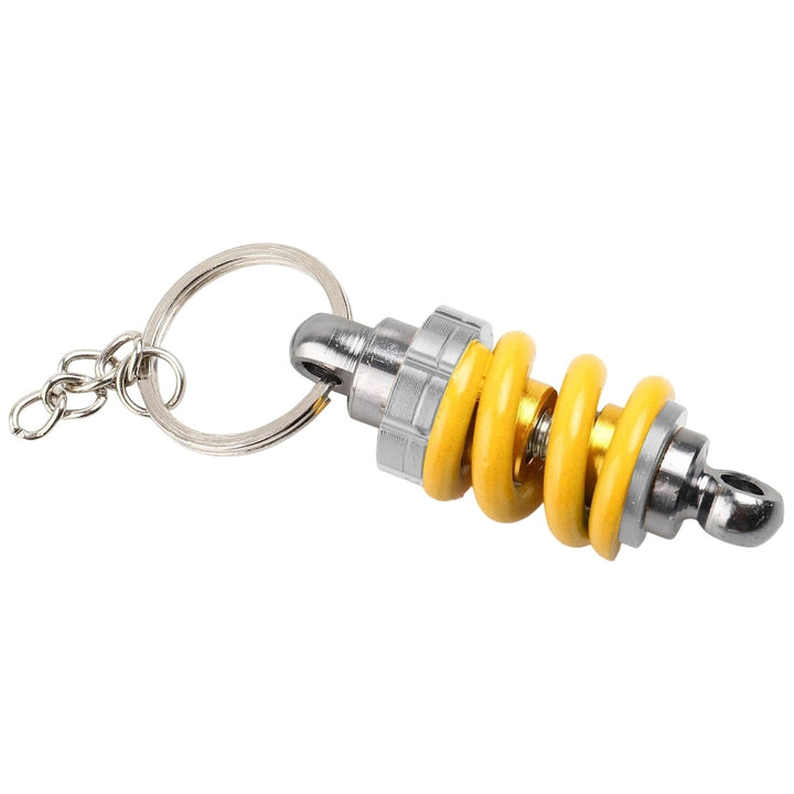 Key Ring Shock Absorber Shaped Electroplating Colored High Simulated Unfading Decorate Lightweight Universal Metal Key Image 9