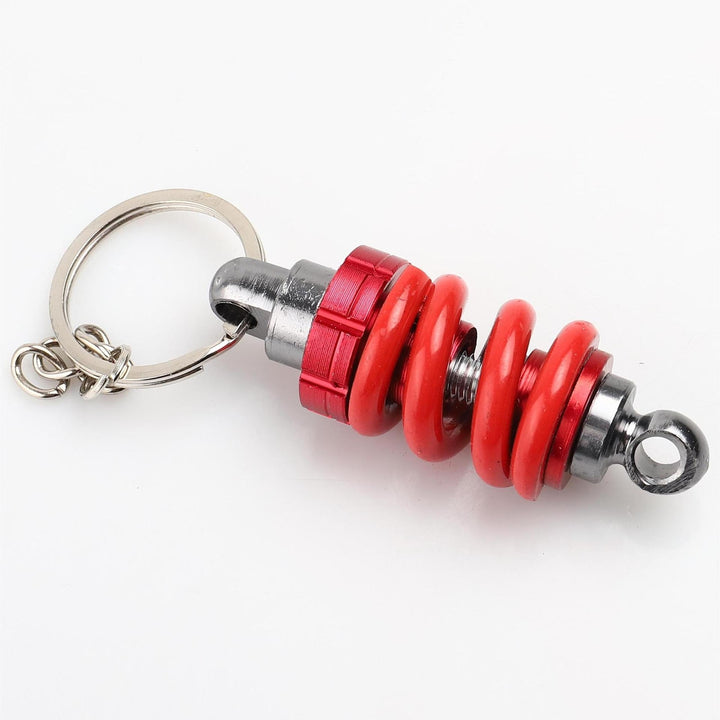 Key Ring Shock Absorber Shaped Electroplating Colored High Simulated Unfading Decorate Lightweight Universal Metal Key Image 12