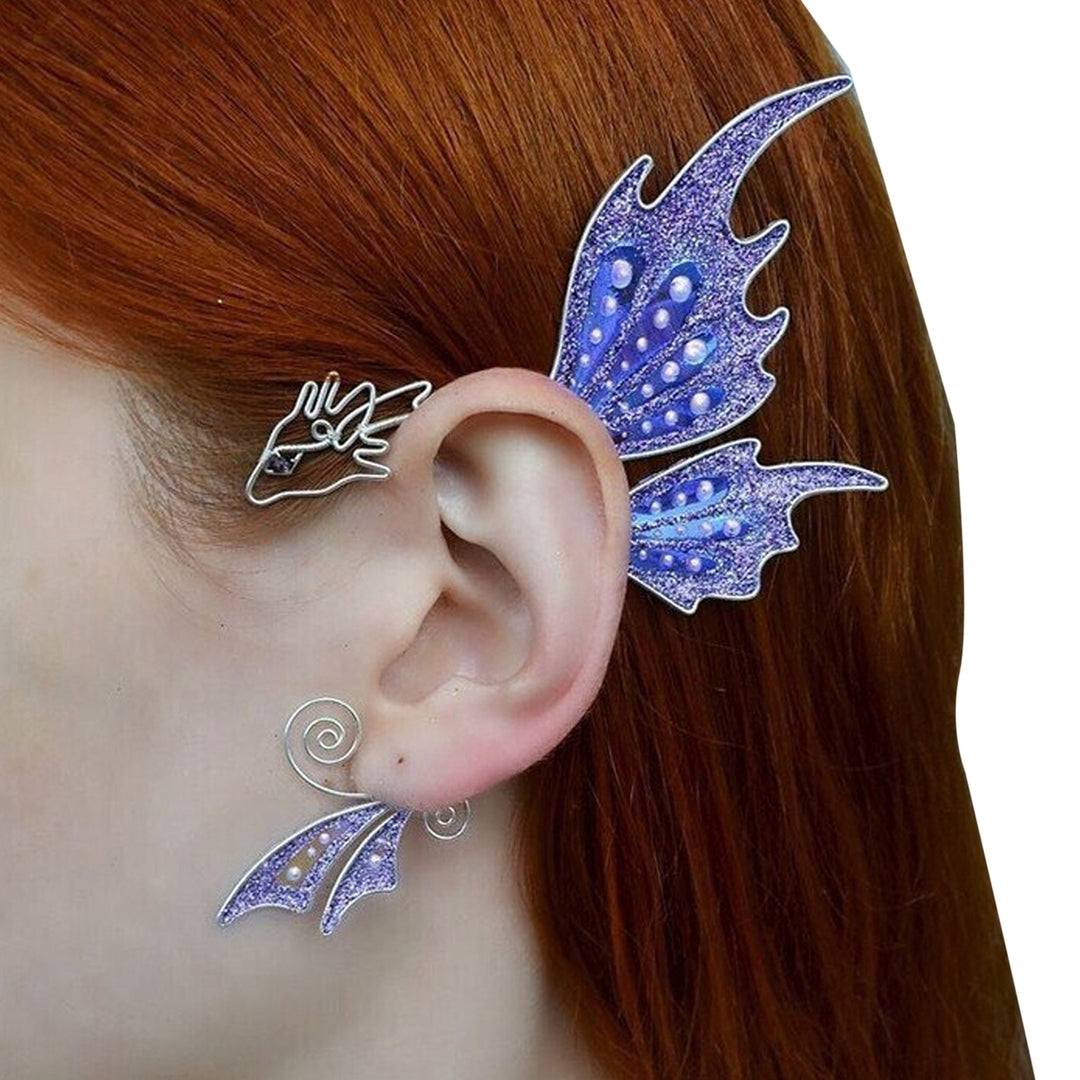 1Pc Eye-catching Ear Wrap Easy Wear Metal Animal Shape Exquisite Ear Ring for Women Image 4