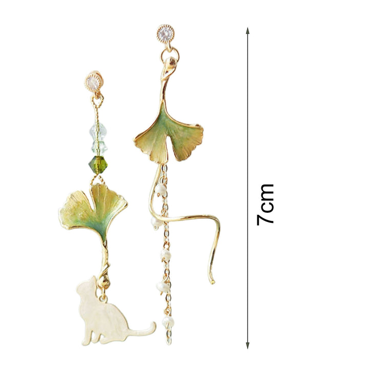 1 Pair Drop Earrings Cherry Rhinestones Jewelry Long Tassel Floral Dangle Earrings Birthday Gift Image 10