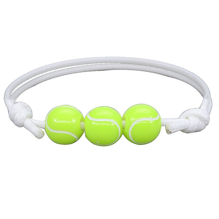 Sports Bracelet Rugby Braided Unisex Adjustable Ball Shape Bracelet Fashion Jewellery Image 7