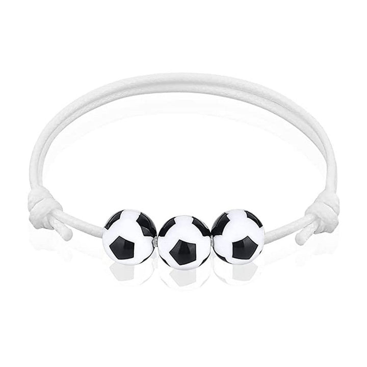 Sports Bracelet Rugby Braided Unisex Adjustable Ball Shape Bracelet Fashion Jewellery Image 11