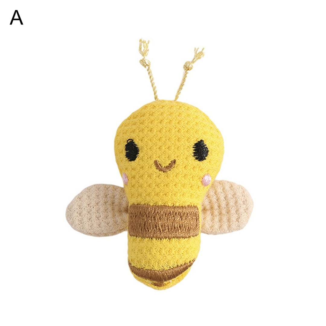 Backpack Ornament Creative Shape Fade-Resistant Fabric Simple Cartoon Bee-Shaped Brooch Pin Clothes Badge Birthday Gift Image 12