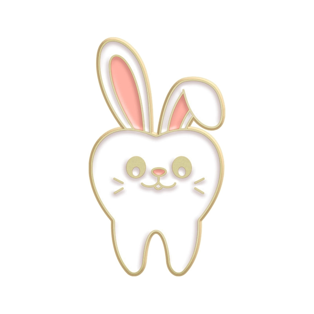 Cartoon Oral Health Enamel Pin Funny Tooth Shape Brooch Dentist Lapel Badge Coat Bag Accessories Jewelry Gift Image 2