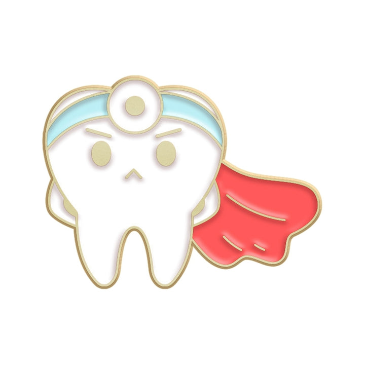 Cartoon Oral Health Enamel Pin Funny Tooth Shape Brooch Dentist Lapel Badge Coat Bag Accessories Jewelry Gift Image 4