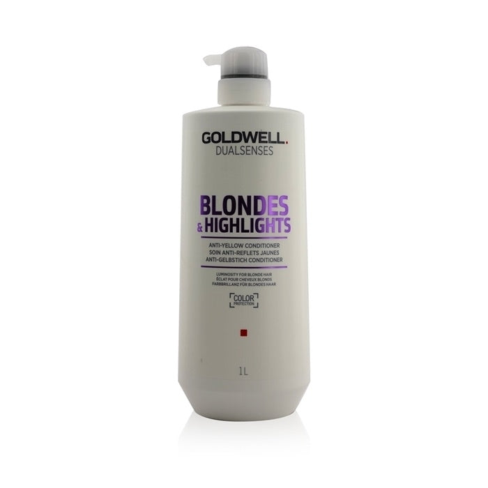 Goldwell Dual Senses Blondes and Highlights Anti-Yellow Conditioner (Luminosity For Blonde Hair) 1000ml/33.8oz Image 1