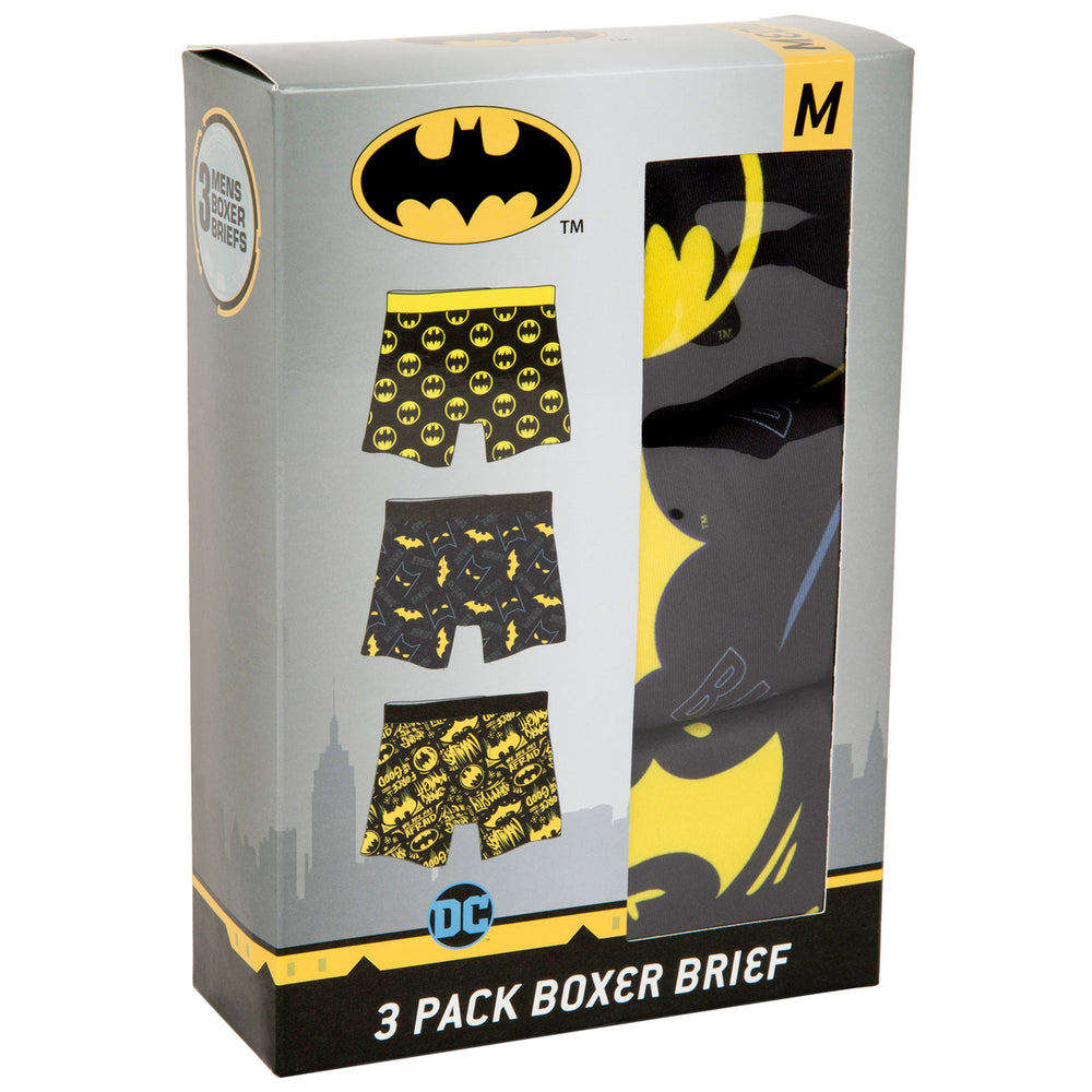 Batman Logos 3-Pack Boxer Brief Set Image 2