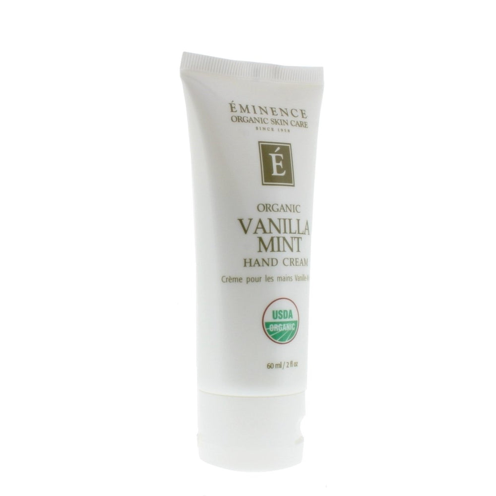 Eminence Vanilla Mint Hand Cream 60ml Nourishing Hydrating Lotion for Dry Skin Image 2