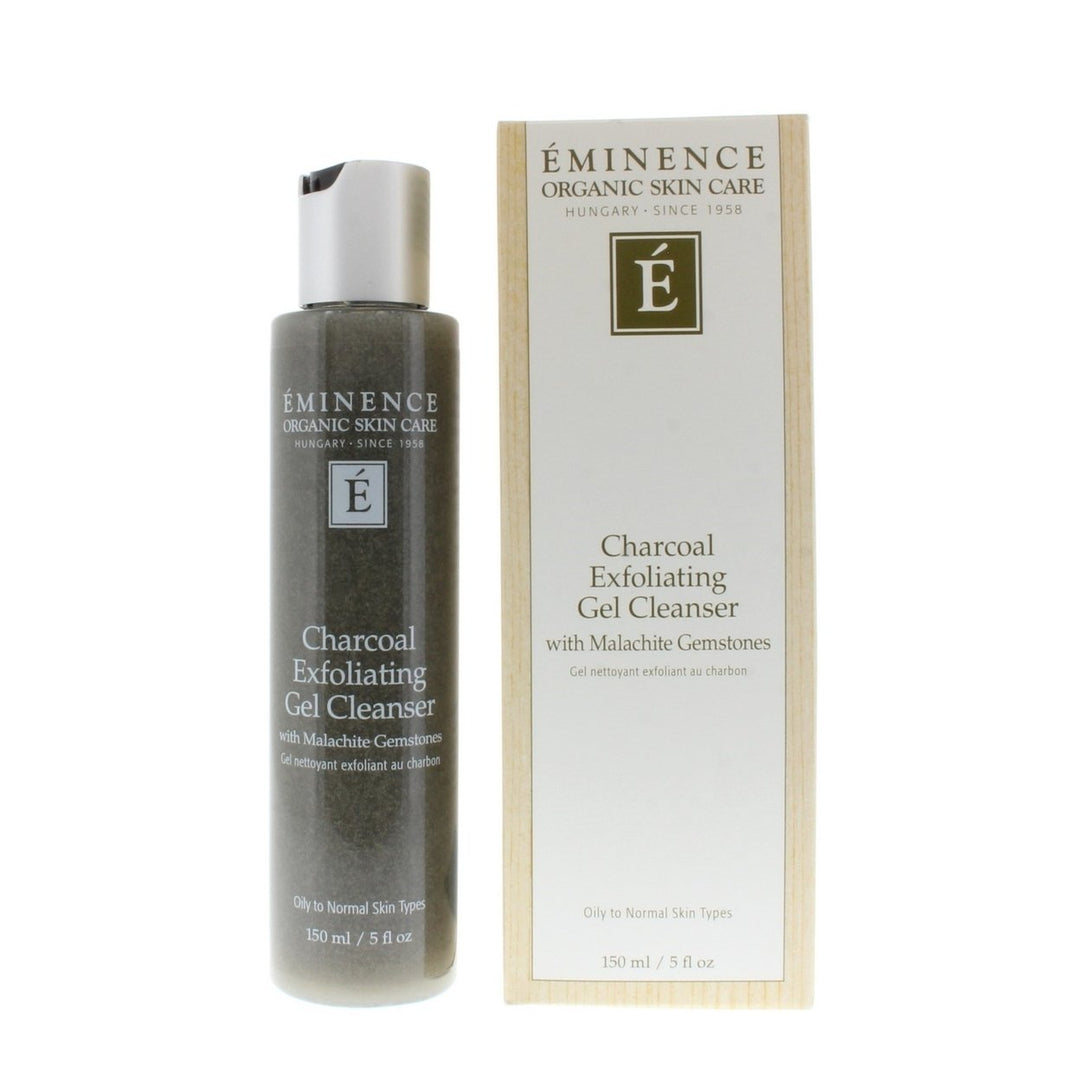 Eminence Charcoal Exfoliating Gel Cleanser 150ml Malachite Blue Matcha Image 1