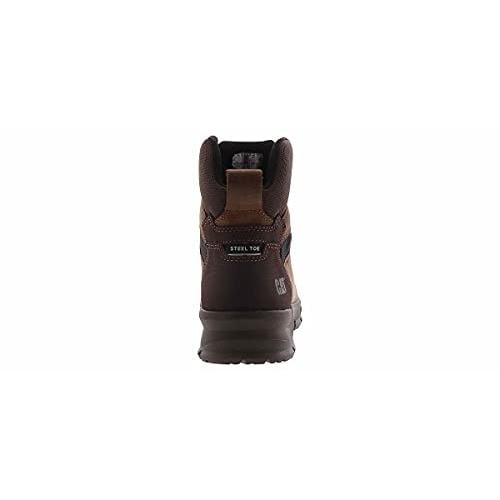 Cat Footwear Mens Accomplice Steel Toe Waterproof Construction Boot REAL BROWN Image 3