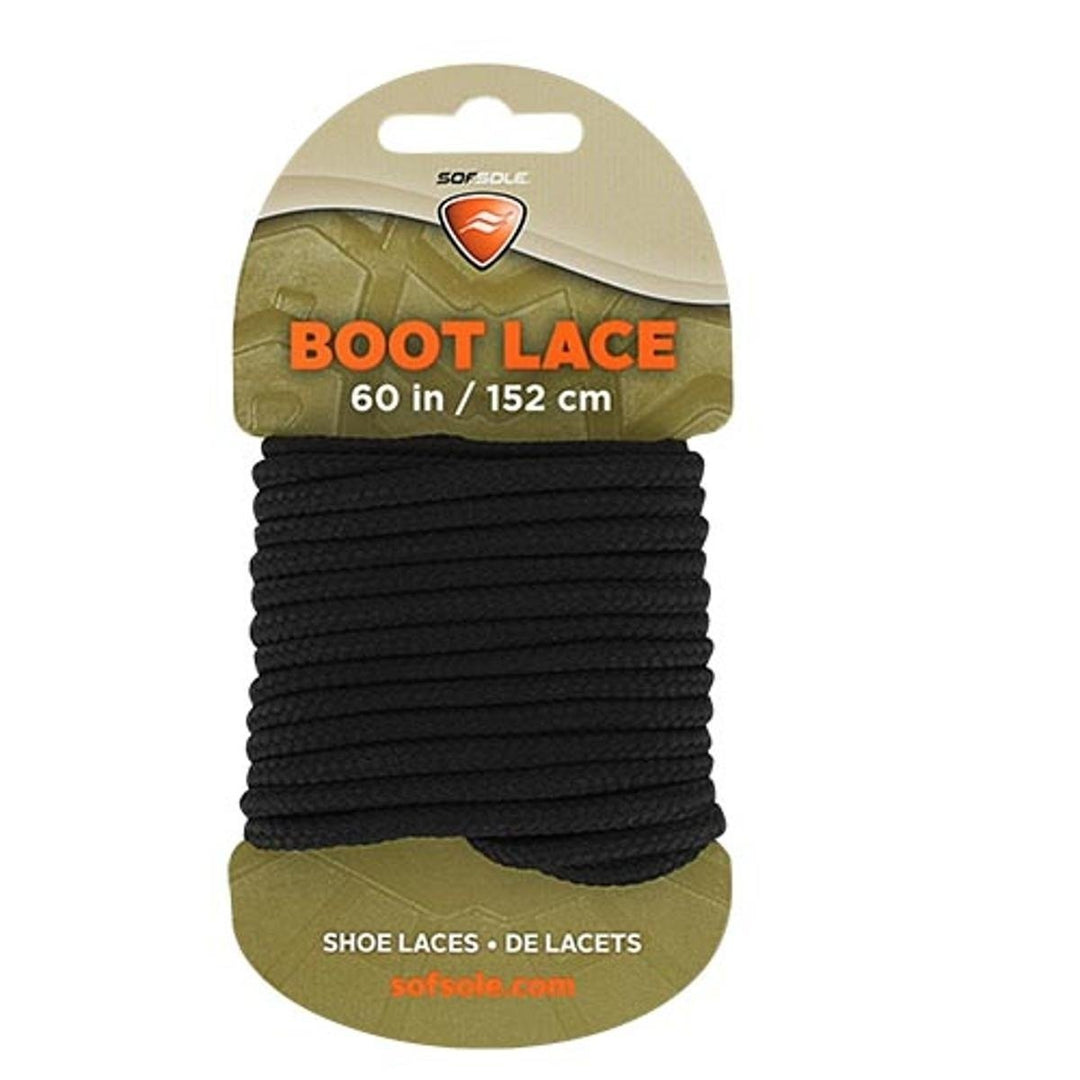 Shoe Laces60" LPolyesterBlPR 60" BLACK Image 1