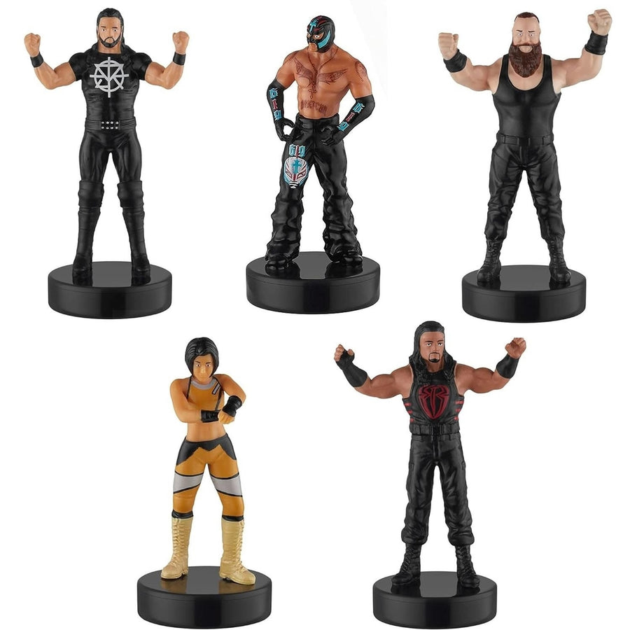 WWE Wrestler Superstar Stampers 5pk Cake Toppers Character Figures PMI International Image 1