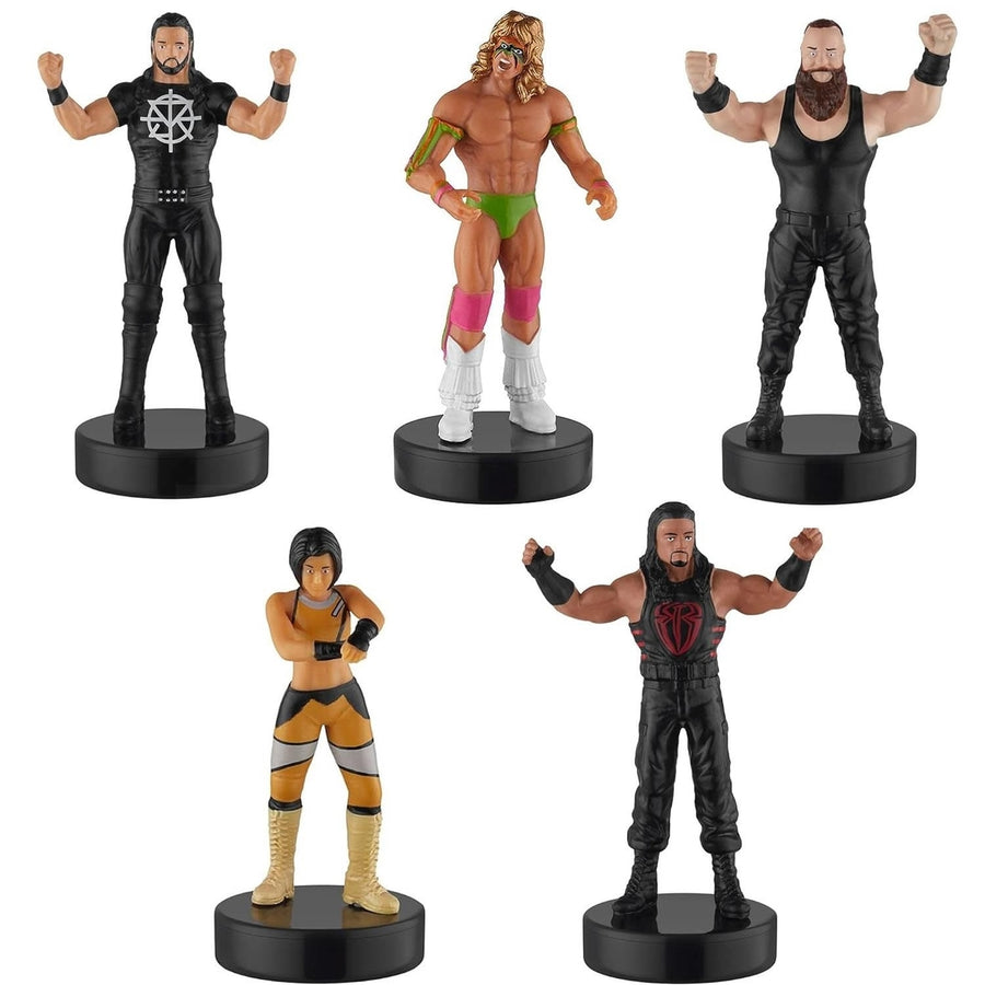 WWE Wrestler Superstar Stampers 5pk Party Cake Toppers Character Figures Set PMI International Image 1