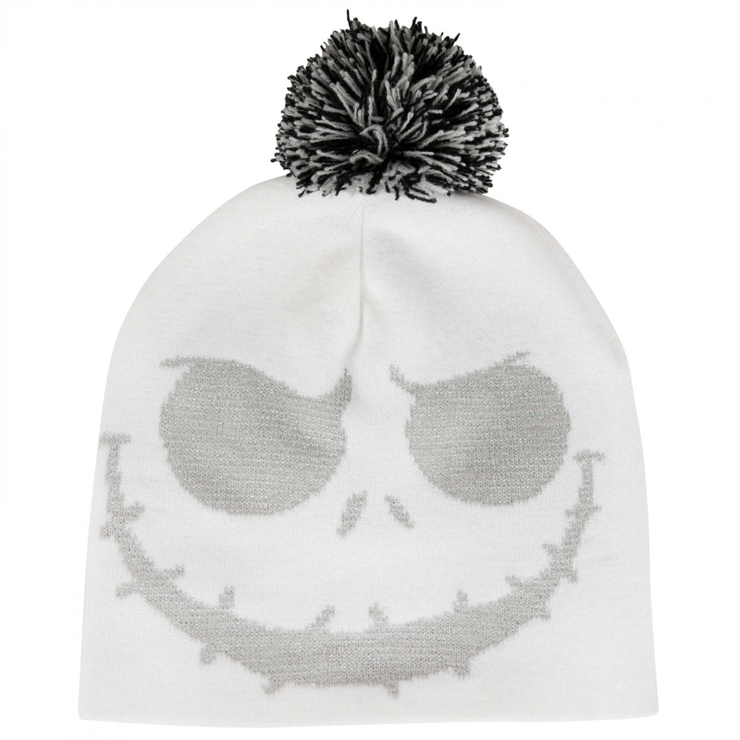 Nightmare Before Christmas Jack Skellington Pom Beanie Image 1