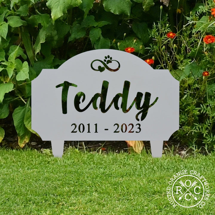 Pet Grave Marker - Standing - Personalized Pet Memorial Plaques Image 10