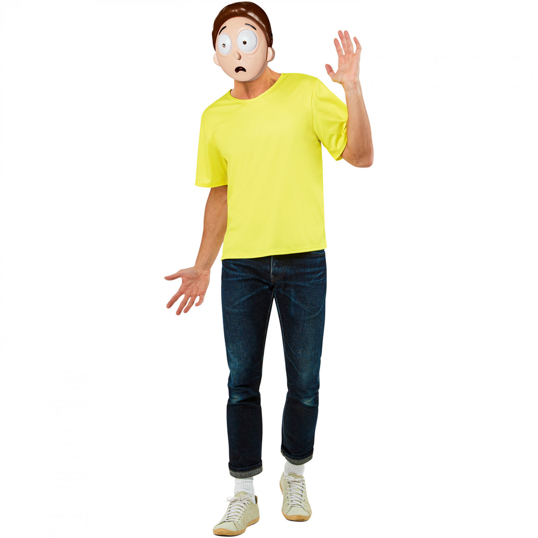 Rick and Morty - Morty Smith T-Shirt and 1/2 Mask Image 1