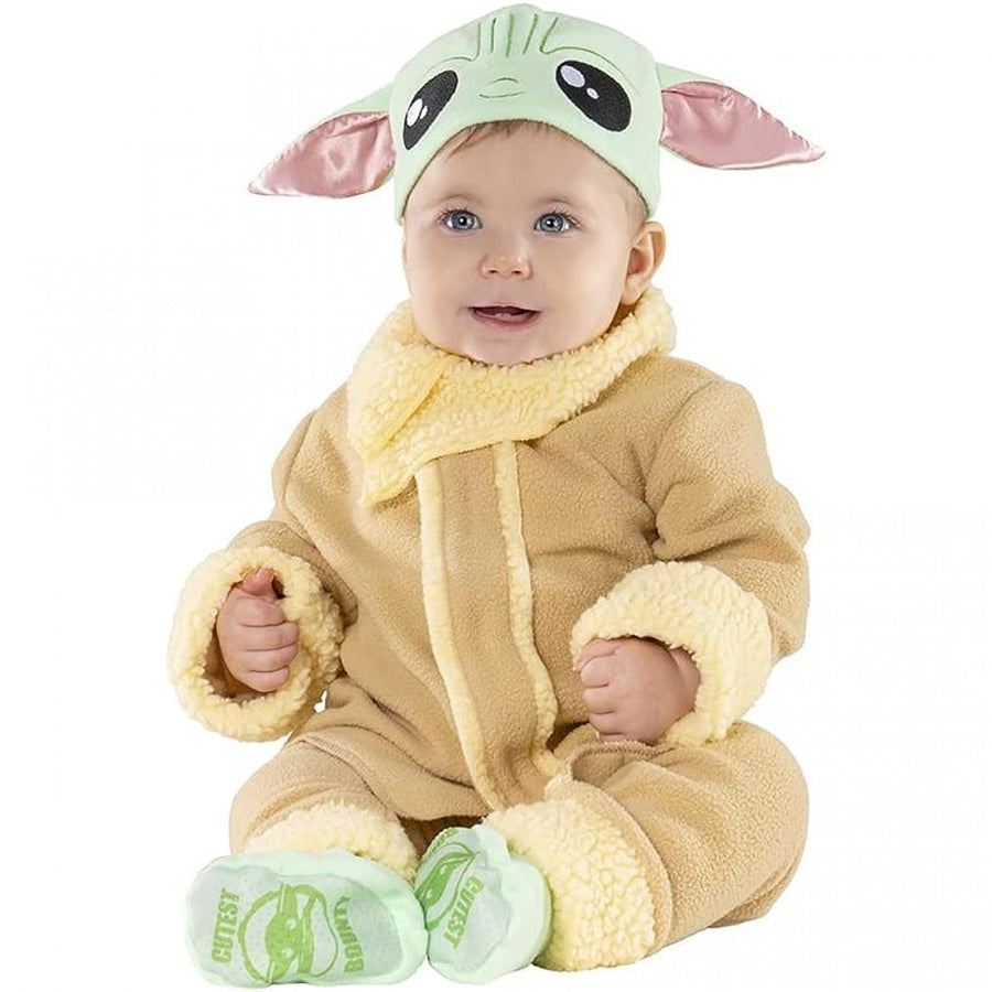 Star Wars The Mandalorian Infant Costume with Non-Slip Booties Image 1