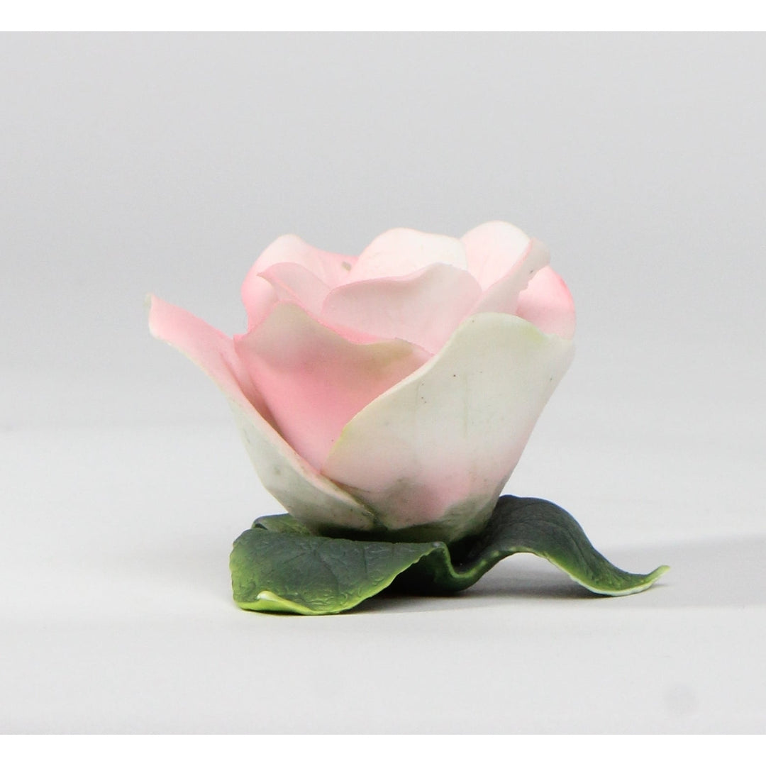Ceramic Pink Rose Taper Candle HolderWedding Dcor or GiftAnniversary Dcor or GiftHome Dcor Image 3