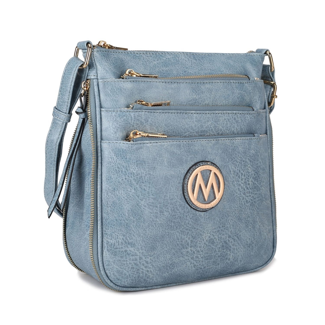 MKF Collection Salome Expandable Multi-Compartment Crossbody Handbag by Mia K. Image 3