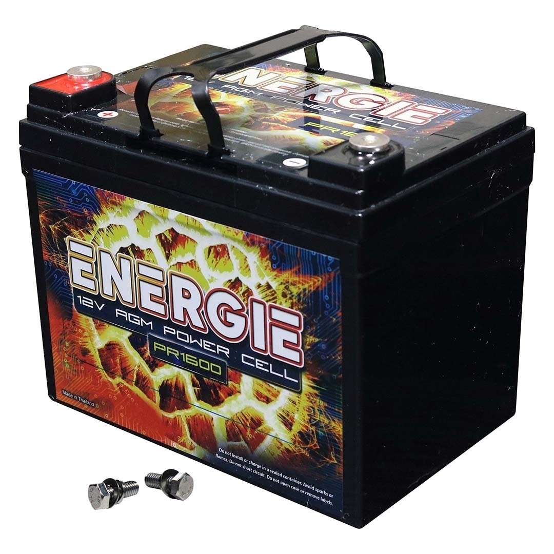 Energie PR1600 12-Volt 35AH AGM Power Cell Performance Car Audio Battery 1600W Image 1