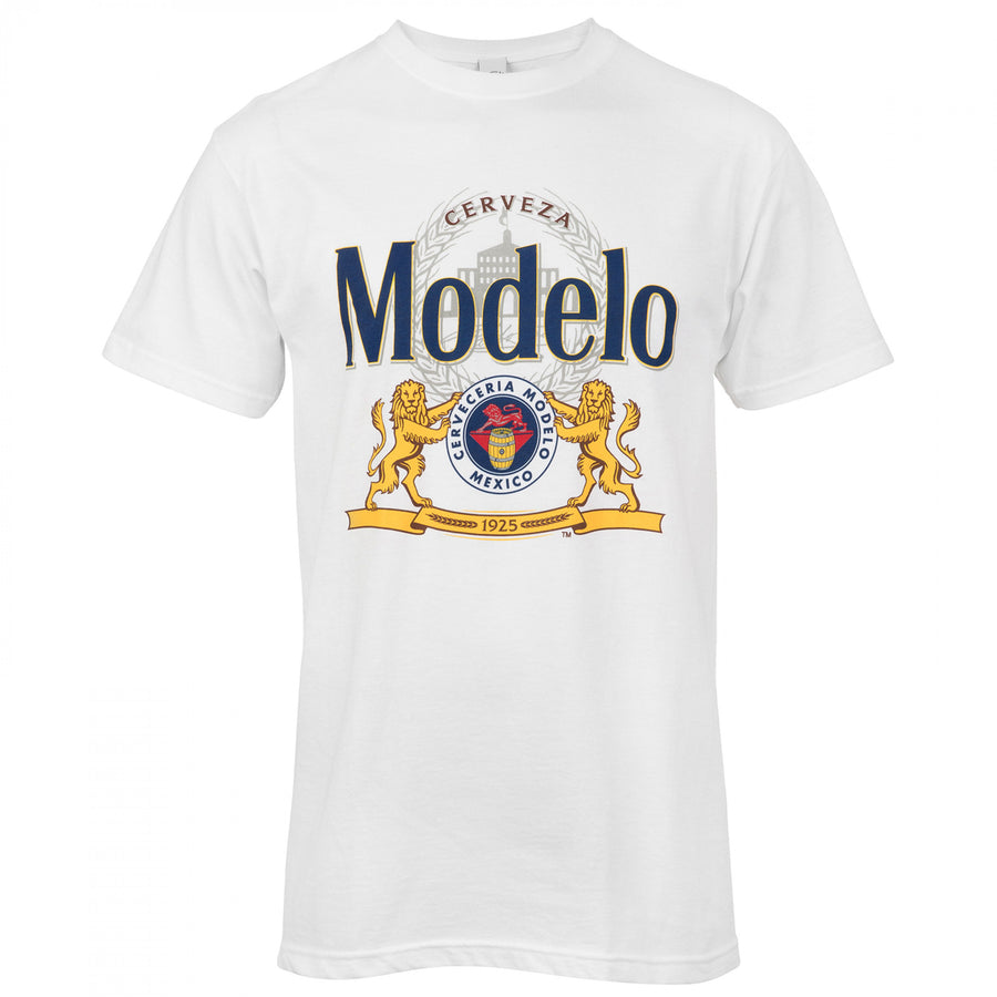 Modelo Cerveza Graphic Logo Tee Shirt Image 1