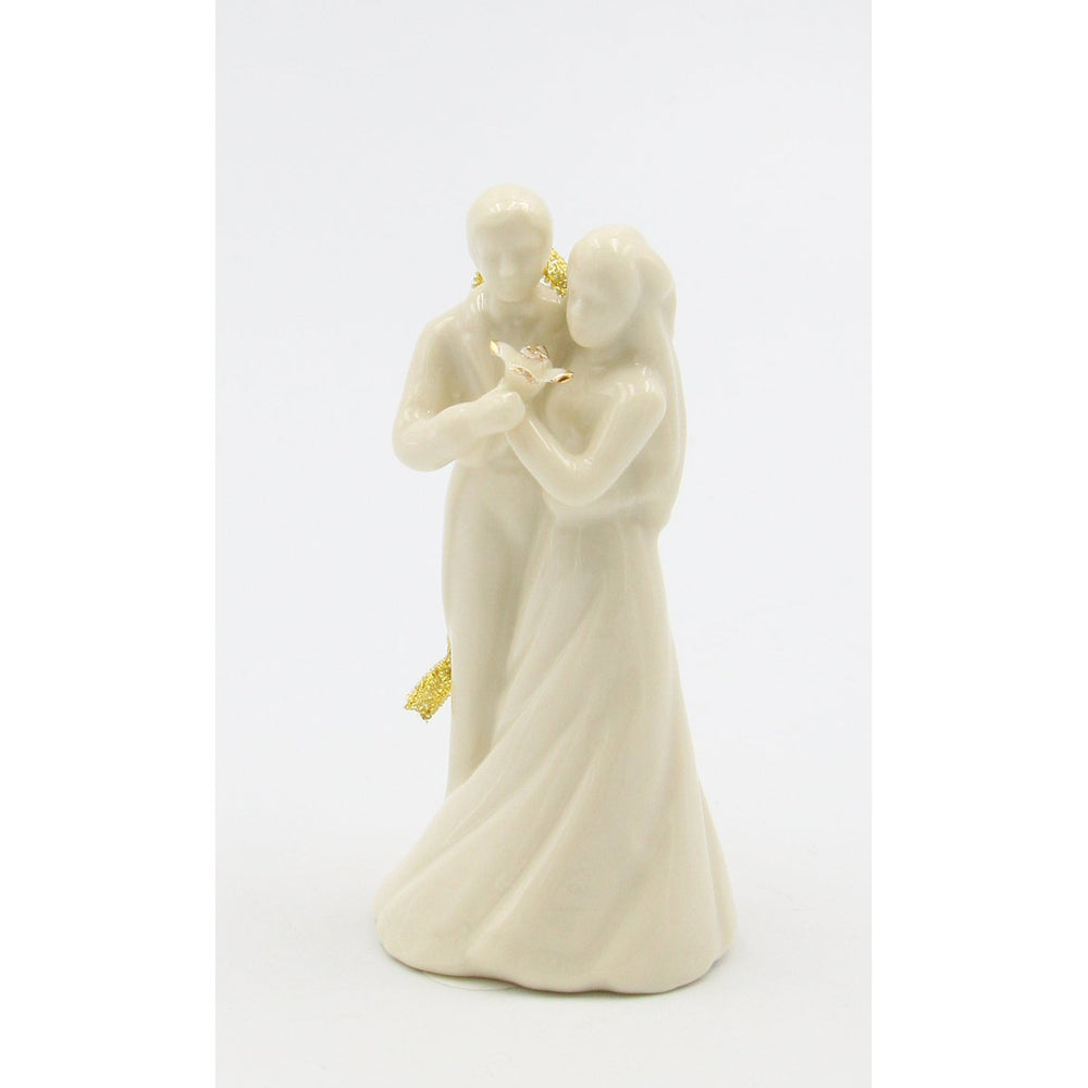 Ceramic Wedding Couple OrnamentWedding Dcor or GiftAnniversary Dcor or GiftHome Dcor, Image 2