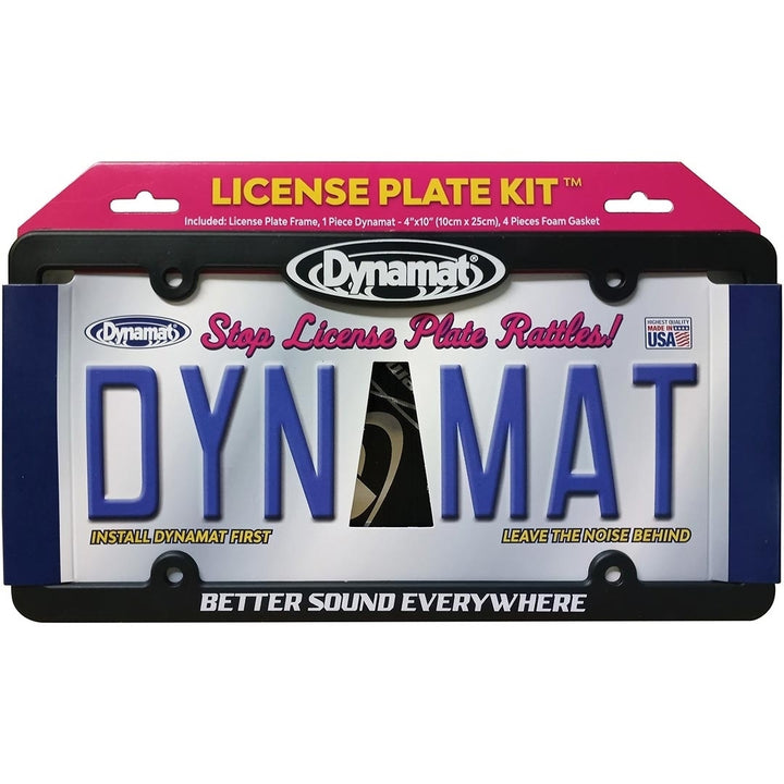 Dynamat Extreme 4"x10" License Frame Kit Sound Deadener Image 1