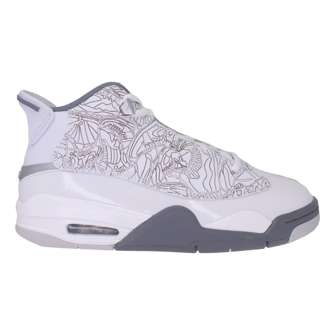 Nike Air Jordan Dub Zero White/Cool Grey DV1360-107 Grade-School Image 1