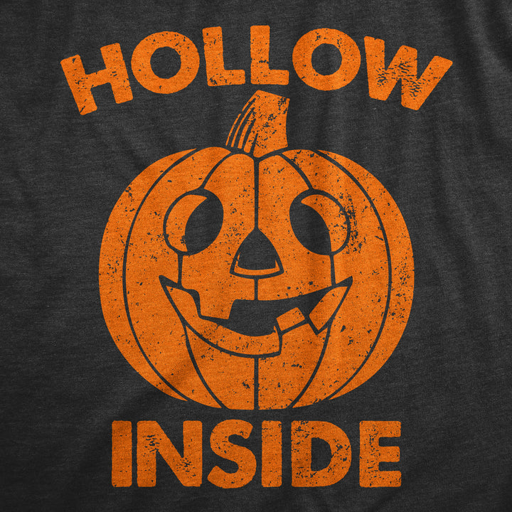 Womens Hollow Inside T Shirt Funny Halloween Jack O Lantern Pumpkin Joke Tee For Ladies Image 2