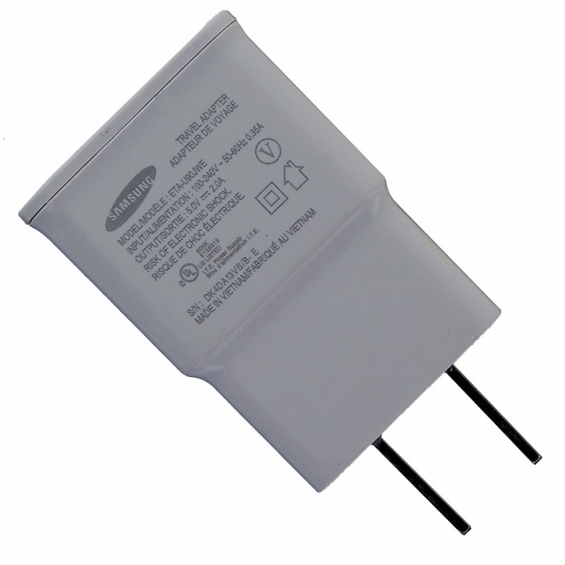 Samsung (5V/2A) Single USB Travel Adapter OEM - White (ETA-U90JWE/JWS) Image 1