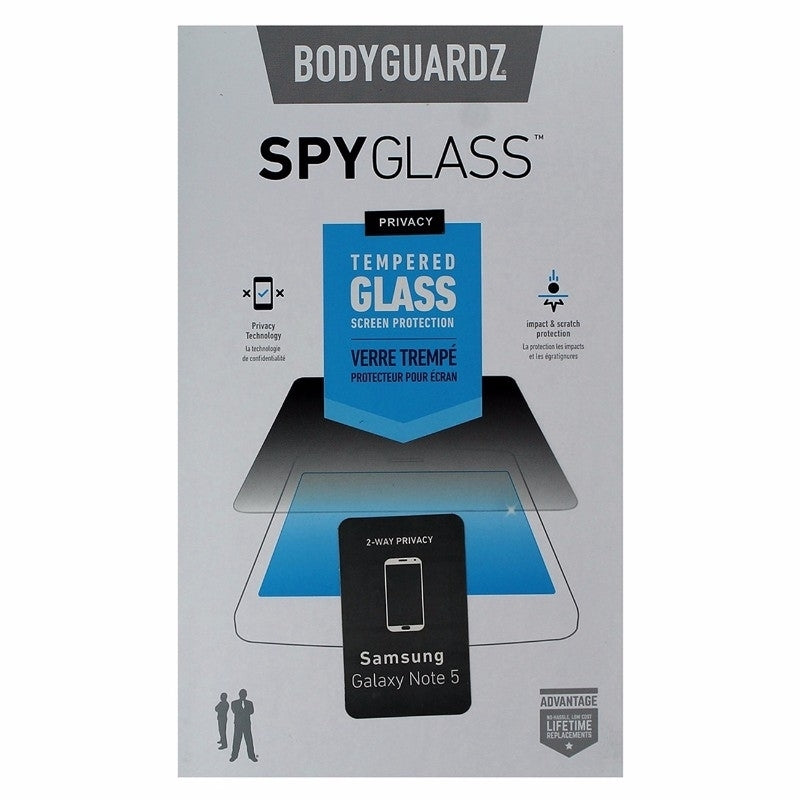 BodyGuardz SpyGlass Privacy Screen Protector for Samsung Galaxy Note 5 Image 1