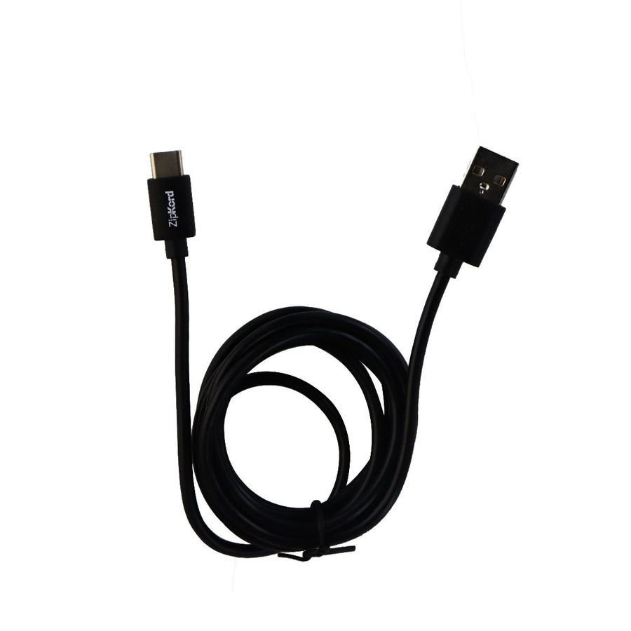 ZipKord (Z113001) 5Ft Charge and Sync Cable for USB-C Devices - Black Image 1