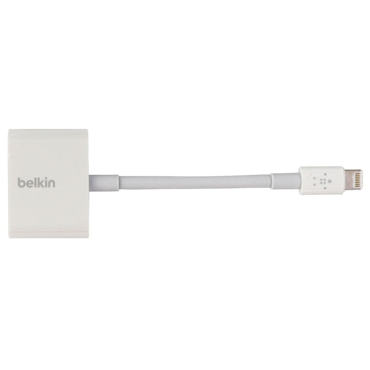 Belkin RockStar Series Audio and Charge Adapter for Apple iPhones (MFI) - White Image 2