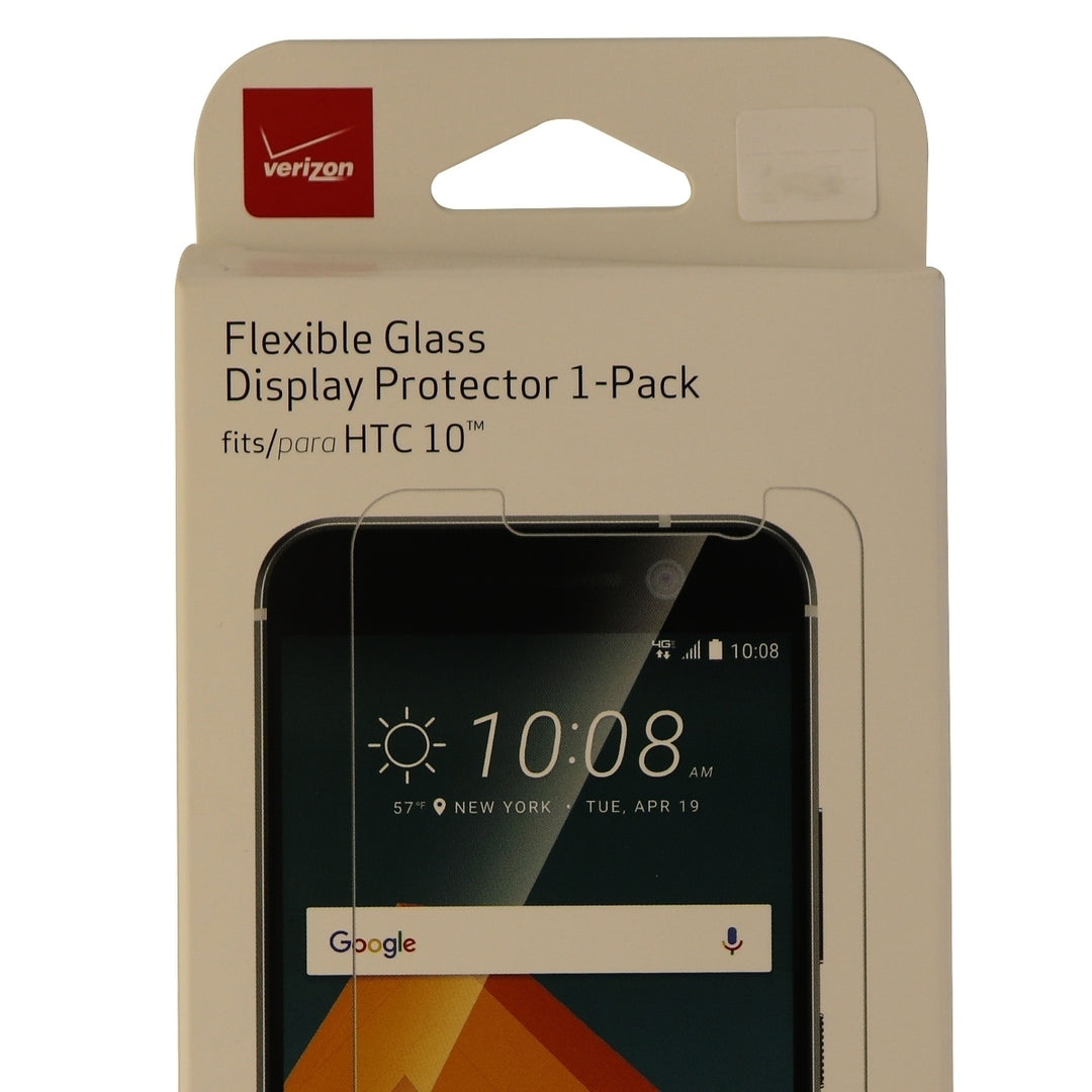 Verizon Flexible Glass Display Protector 1 Pack for HTC 10 - Clear Clarity Image 4