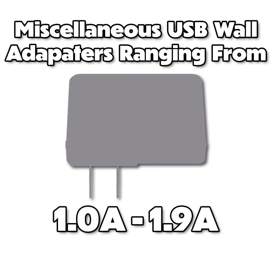 Miscellaneous and Mixed Wall Charger USB Adapter (1.0A to 1.9A Output) - 1 Adapter Image 1