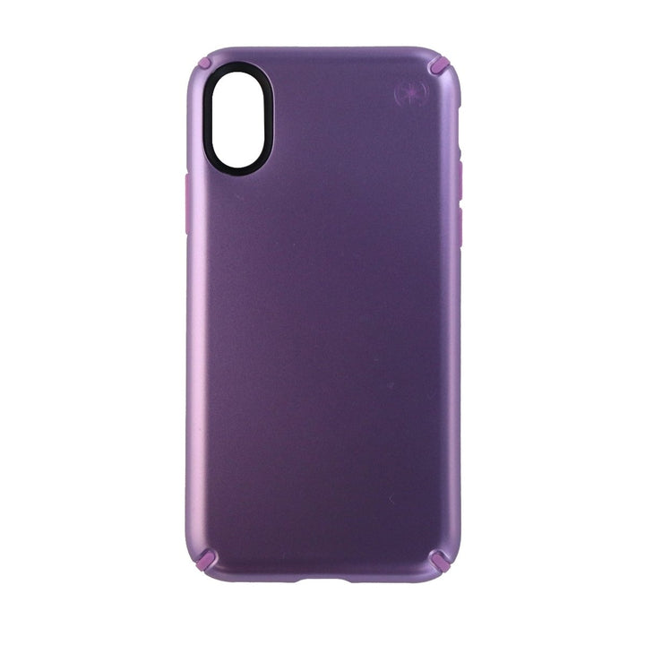 Speck Presidio Hybrid Case for Apple iPhone Xs and iPhone X - Metallic Purple Image 1