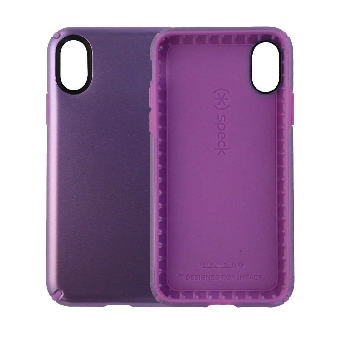 Speck Presidio Hybrid Case for Apple iPhone Xs and iPhone X - Metallic Purple Image 2