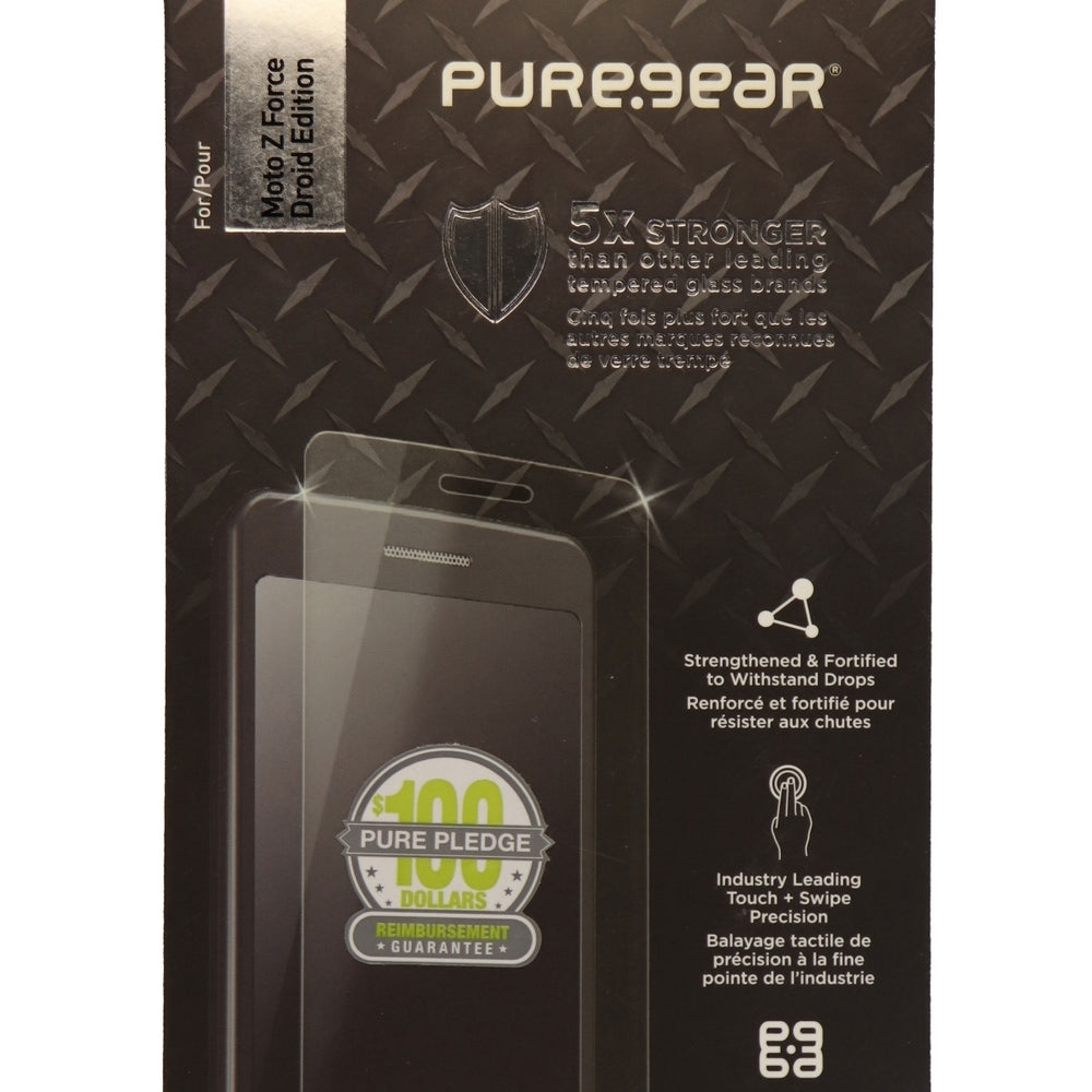 PureGear Steel 360 Tempered Glass Screen Protector for Moto Z Force Droid Image 2