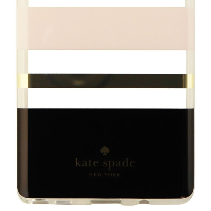 Kate Spade Flexible Hardshell Case for Galaxy Note8 - Pink/Gold/Blk/Clear Stripe Image 3