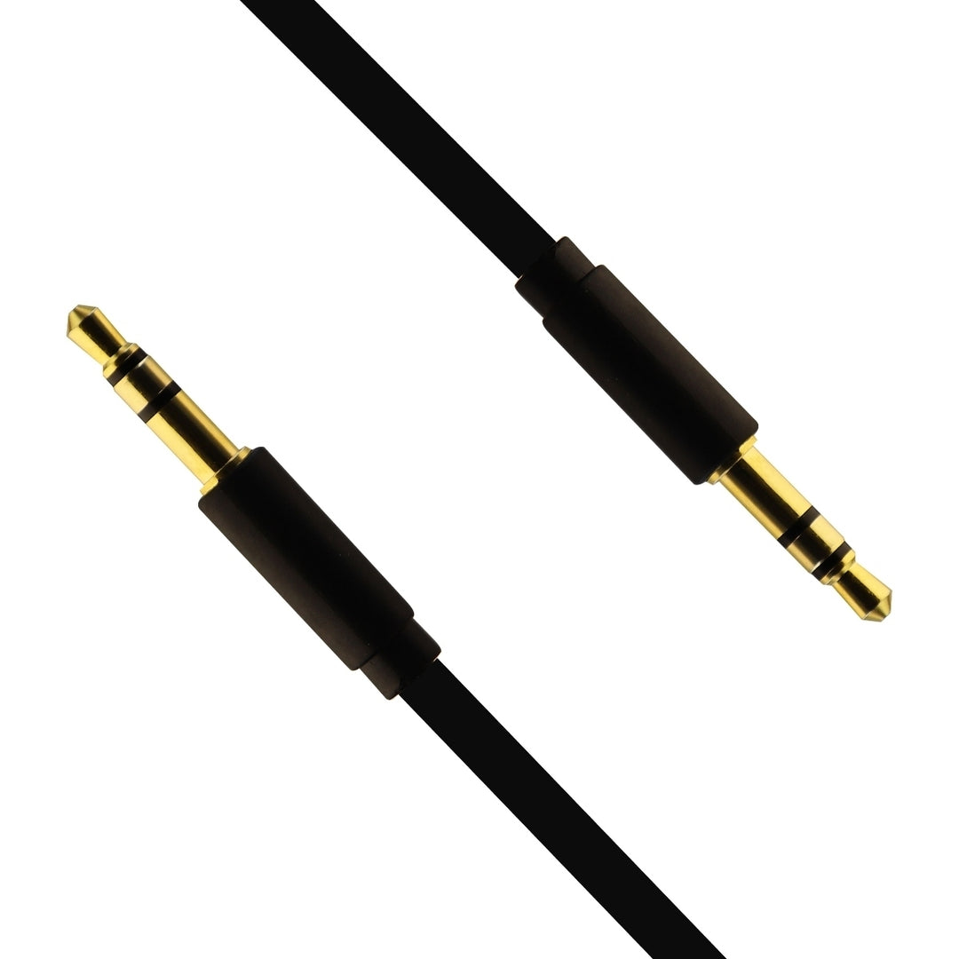 PureGear (UNICBL13046) 4Ft Auxiliary Audio Cable for 3.5mm Headphone Jack-Black Image 2