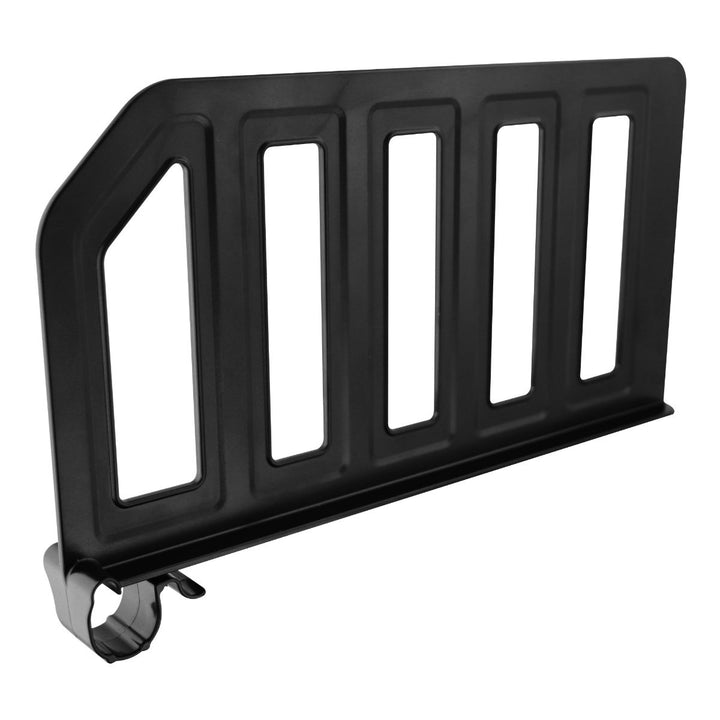 Shelf Separator / Divider with Snap on Clip (12-inch x 6-inch) - Black Image 2