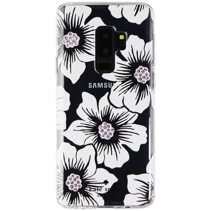 Kate Spade Hard Case for Samsung Galaxy S9+ (Plus) - Clear/White Flower/Gems Image 2