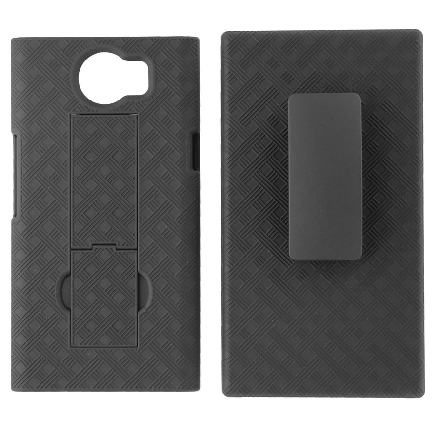 Verizon Shell and Holster Combo with Kickstand for the Blackberry Priv - Black Image 1