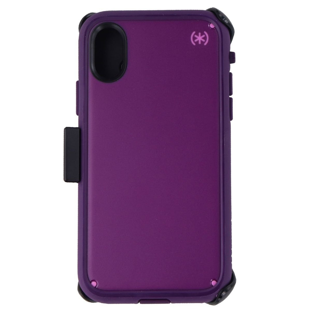 Speck Presidio Ultra Series Hard Case and Holster for Apple iPhone X - Purple/Pink (Refurbished) Image 1